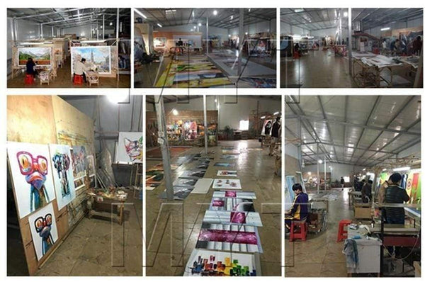 Planet Gates Hand painted canvas oil paintings modern wedding decor oil Painting Wall art Pictures home Decoration for living room on Canvans