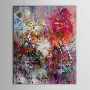 Planet Gates Hand-painted Floral Purple Abstract Oil Painting Modern Wall Art Living Room No Frame Picture Home Decoration Painting
