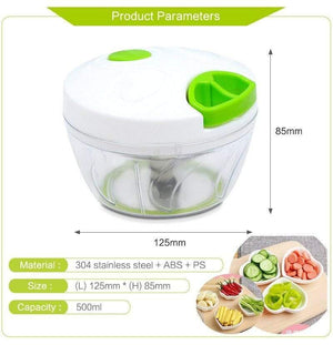 Hand pull vegetable chopper kitchen multifunctional household vegetable chopper chopper filler cooking machine