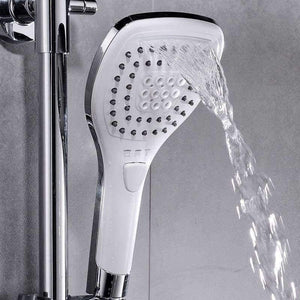 Planet Gates Hand Shower,Hand Held Shower Head Bathroom Faucet Accessories Products Solid ABS Chrome Finished,Handheld Showerheads