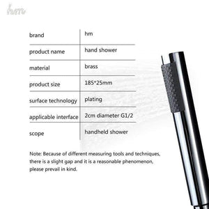 Planet Gates Hand Shower,Hand Held Shower Head Bathroom Faucet Accessories Products Solid Brass Chrome Finished Round,Handheld Showerheads