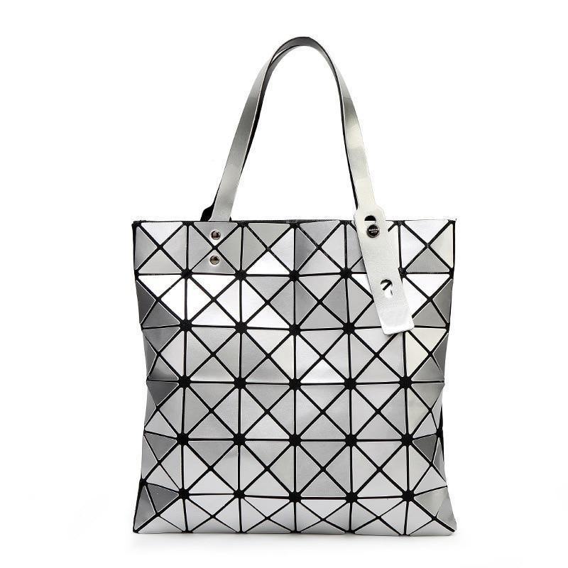Planet Gates Handbag Female Folded Ladies Geometric Plaid Bag Fashion Casual Tote Women Handbag Mochila Shoulder Bag