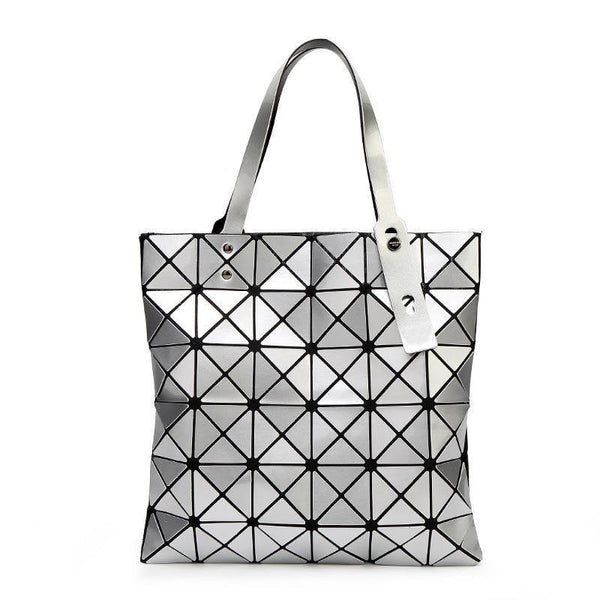 Planet Gates Handbag Female Folded Ladies Geometric Plaid Bag Fashion Casual Tote Women Handbag Mochila Shoulder Bag