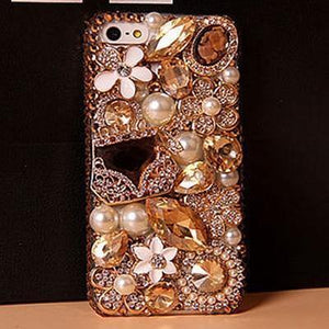 Planet Gates HandbagFox / For S6 edge plus Crystal Diamonds Rhinestone 3D Stones Phone Case Cover for iphone 7/7Plus/6/6S for Samsung Galaxy S5 6 7 EDGE