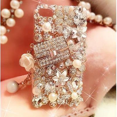 Planet Gates HandbagFox / For S6 edge plus Crystal Diamonds Rhinestone 3D Stones Phone Case Cover for iphone 7/7Plus/6/6S for Samsung Galaxy S5 6 7 EDGE
