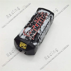 Planet Gates Handlebar Pads 2.0 Square Fat Bar Cheat Pad Metal Mulisha Handlebar Protector Chest 22cm 28cm Pit Dirt Bike Motorcross