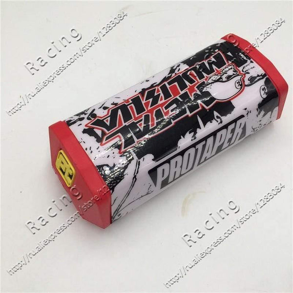 Planet Gates Handlebar Pads 2.0 Square Fat Bar Cheat Pad Metal Mulisha Handlebar Protector Chest 22cm 28cm Pit Dirt Bike Motorcross