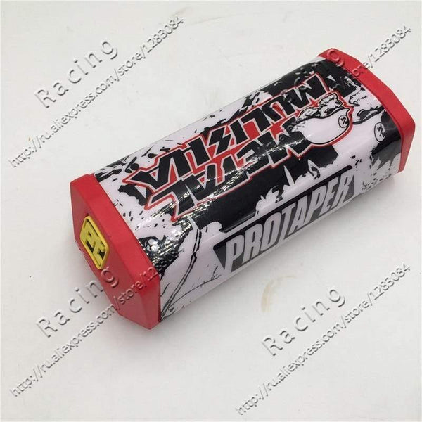 Planet Gates Handlebar Pads 2.0 Square Fat Bar Cheat Pad Metal Mulisha Handlebar Protector Chest 22cm 28cm Pit Dirt Bike Motorcross