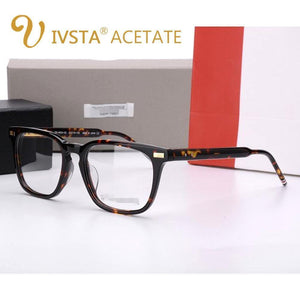 Planet Gates Handmade Acetate Glasses Men Prescription Eyewear Optical Frames Spectacle Vintage Square