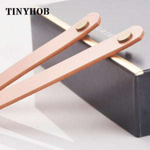 Handmade Cabinet Handle Soft Cow leather Leather Dresser Drawer Door Knobs Pull Furniture Hardware Pink Leather Handle