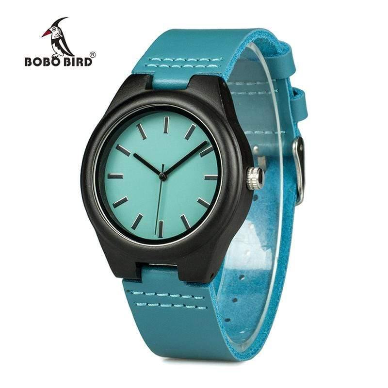 Planet Gates Handmade Ebony Wooden Lover's Watches New Brand Designer Cool Nature Wood Quartz Clock in Gift Box Accept Customize