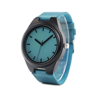 Planet Gates Handmade Ebony Wooden Lover's Watches New Brand Designer Cool Nature Wood Quartz Clock in Gift Box Accept Customize