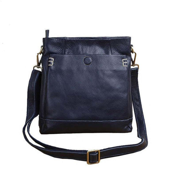 Planet Gates Handmade leather men's shoulder messenger bag first layer cowhide retro vertical men's bag casual tide