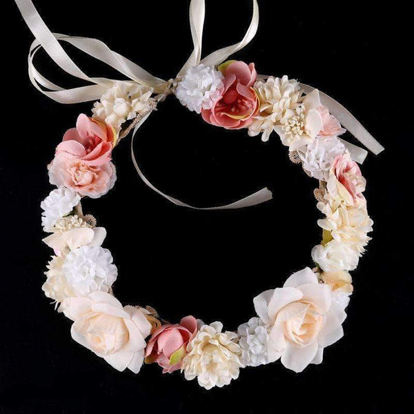Planet Gates Handmade Luxury Prom Wedding Hair Accessories Hair Jewelry Bridal Flower Headdress Pearl Beads Headpieces For Brides