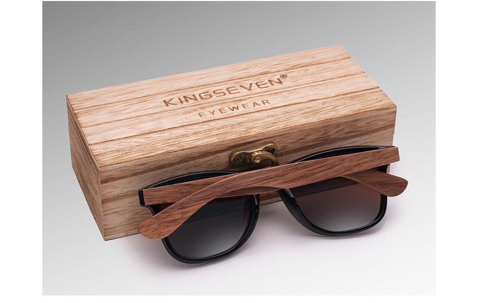 Planet Gates Handmade Polarized Walnut Wood Sunglasses UV400 Fashion Men Women Brand Design Colorful Sun Glasses Mirror Shades