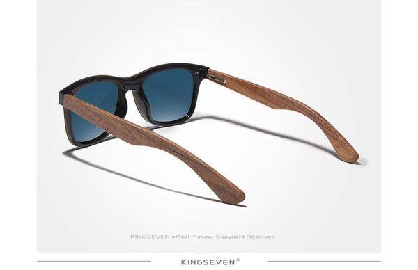 Planet Gates Handmade Polarized Walnut Wood Sunglasses UV400 Fashion Men Women Brand Design Colorful Sun Glasses Mirror Shades