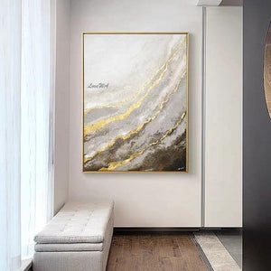 Planet Gates Handpainted Oil Painting On Canvas Color Sea Boat Oil Painting Abstract Modern Canvas Wall Art Living Room Decor Picture