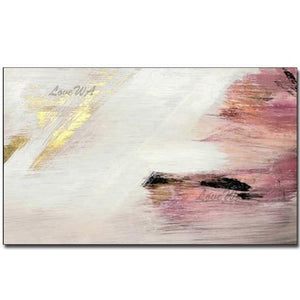 Planet Gates Handpainted Oil Painting On Canvas Color Sea Boat Oil Painting Abstract Modern Canvas Wall Art Living Room Decor Picture