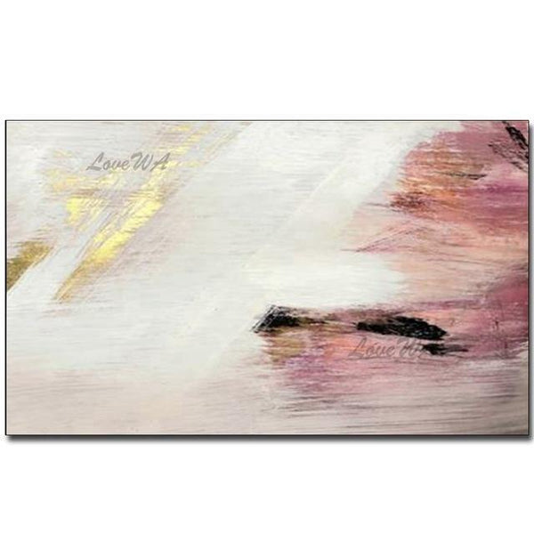 Planet Gates Handpainted Oil Painting On Canvas Color Sea Boat Oil Painting Abstract Modern Canvas Wall Art Living Room Decor Picture
