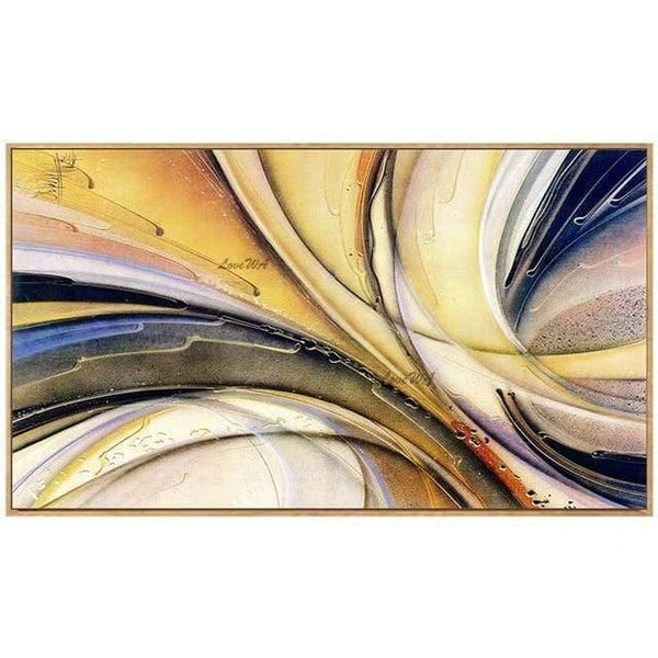 Planet Gates Handpainted Oil Painting On Canvas Color Sea Boat Oil Painting Abstract Modern Canvas Wall Art Living Room Decor Picture