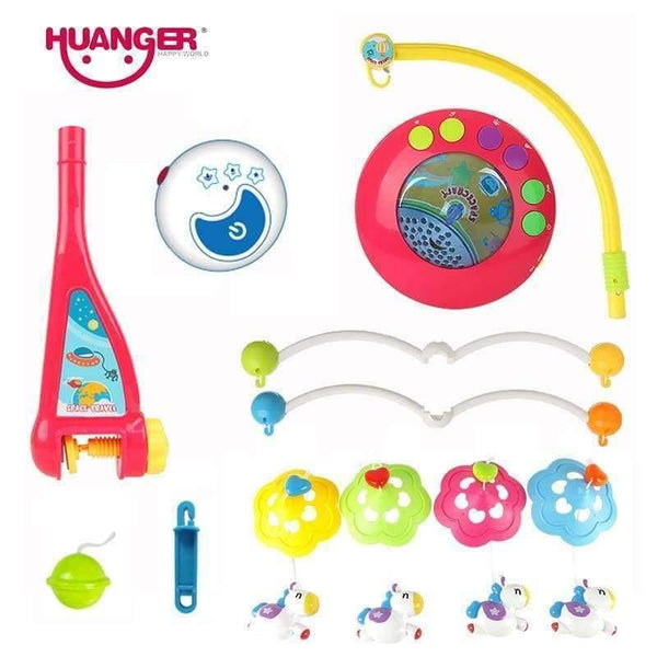 Planet Gates Hanger   Baby bed bell toy rotating music hanging baby rattle bracket baby crib mobile holder