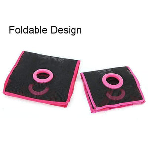 Planet Gates Hanging Mesh Garbage Bag Organizer Dispenser Reusable Grocery Bags Holder Kitchen Wall Mount Net Trash Bag Storage