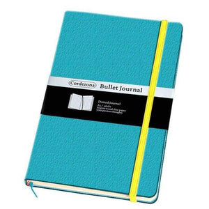 Planet Gates Hard Cover A5 PU Notebook Elastic Band Travel Puntos Bullet Journal Bujo Pointed Writing Pads