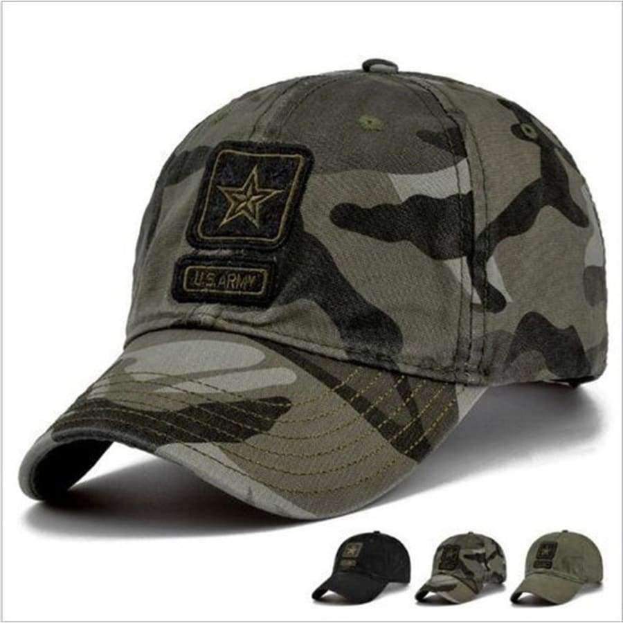 Planet Gates Hats Black US Army Pentagram Cap Top Quality Military Caps Military Hunting Fishing Hat Outdoor Camo Baseball Hats Adjustable
