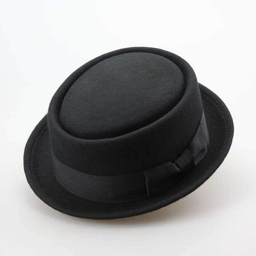 Planet Gates Hats New Felt Pork Pie Crushable Hat BREAKING BAD Hat Walter BLACK