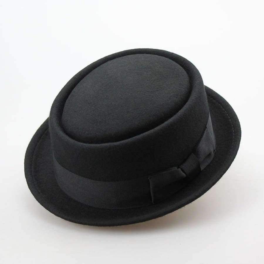 Planet Gates Hats New Felt Pork Pie Crushable Hat BREAKING BAD Hat Walter BLACK