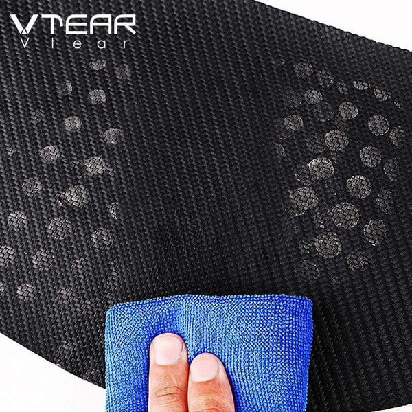 Planet Gates Haval F7 car anti kick door sill stickers anti scartch pad carbon fiber protection cover exterior accessories 18-19