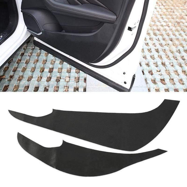 Planet Gates Haval F7 car anti kick door sill stickers anti scartch pad carbon fiber protection cover exterior accessories 18-19
