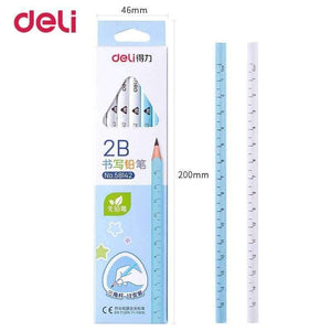 Planet Gates HB-Red Pencil writing painting examination pens 2B/HB triangle rod non-toxic ruler 12 stick children's stationery office supplies