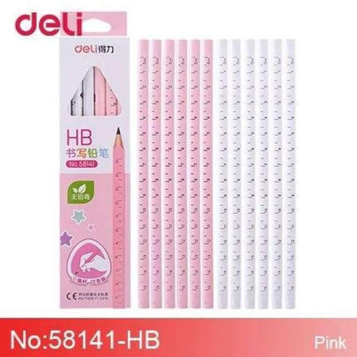 Planet Gates HB-Red Pencil writing painting examination pens 2B/HB triangle rod non-toxic ruler 12 stick children's stationery office supplies