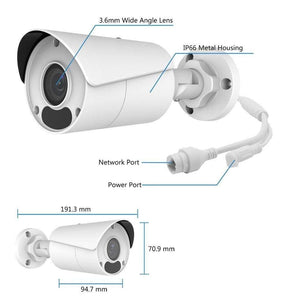 Planet Gates HD 4K CCTV Camera System 8MP Outdoor Bullet IP Camera POE Home Security Video Surveillance Set IP66 P2P