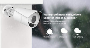 Planet Gates HD 4K CCTV Camera System 8MP Outdoor Bullet IP Camera POE Home Security Video Surveillance Set IP66 P2P