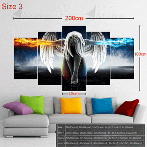 Planet Gates HD 5 Piece Canvas Painting The Elder Scrolls V Skyrim Posters And Prints Pictures For Living Room Wall Art  Home Decor XA-1948A