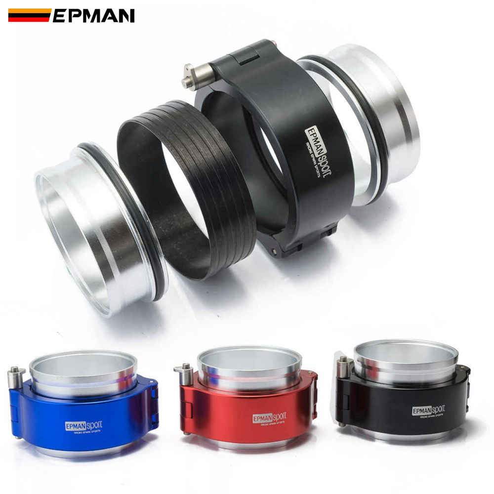 Planet Gates HD Clamp System Assembly Exhaust V-band Clamp Quick Release For 2.5" OD Exhaust / Intercooler Pip/Turbo EPSS63KB