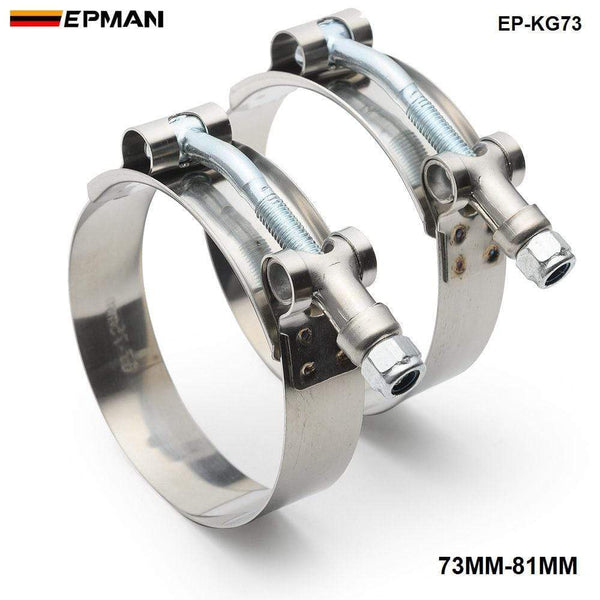 Planet Gates HD Clamp System Assembly Exhaust V-band Clamp Quick Release For 2.5" OD Exhaust / Intercooler Pip/Turbo EPSS63KB