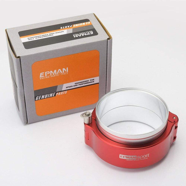 Planet Gates HD Exhaust V-band Clamp w Flange System Assembly For 3.5" 89mm Radiator Hose Wastegate Flanges Turbo Dump Pipe EPSS89KB