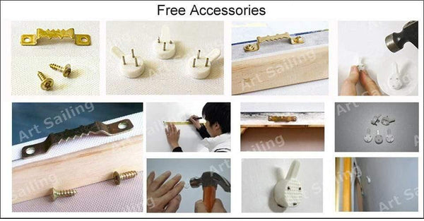 Planet Gates HD Printed 5 Piece Canvas Art Enchanted Tree Scenery Painting Wall Pictures for Living Room Home Decor NY-7632B