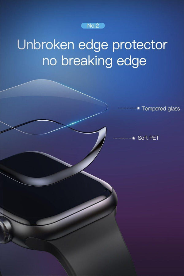 Planet Gates HD Transparent / 38mm Baseus 0.23mm Thin Protective Glass For Apple Watch 1 2 3 3D Full Coverage Tempered Glass For iWatch 1 2 3 Screen Protector Film