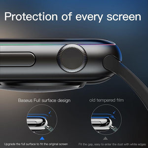 Planet Gates HD Transparent / 38mm Baseus 0.23mm Thin Protective Glass For Apple Watch 1 2 3 3D Full Coverage Tempered Glass For iWatch 1 2 3 Screen Protector Film