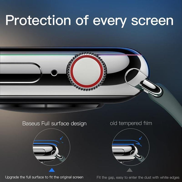 Planet Gates HD Transparent / 40mm Baseus 0.3mm Protective Glass For Apple Watch 4 Full Coverage Tempered Glass For iWatch 4 Screen Protector Scratch Proof Film 9H