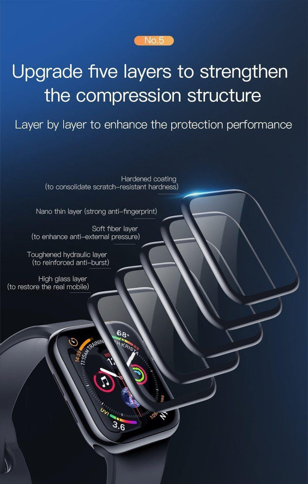 Planet Gates HD Transparent / 40mm Baseus 0.3mm Protective Glass For Apple Watch 4 Full Coverage Tempered Glass For iWatch 4 Screen Protector Scratch Proof Film 9H