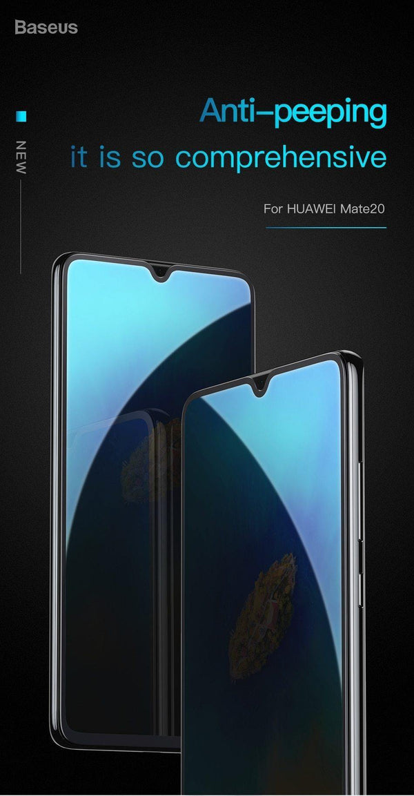Baseus Screen Protector For Huawei Mate 20 Pro Glass 0.3mm Thin 3D Surface Protective Glass For Huawei Mate 20 Tempered Glass - Planet Gates