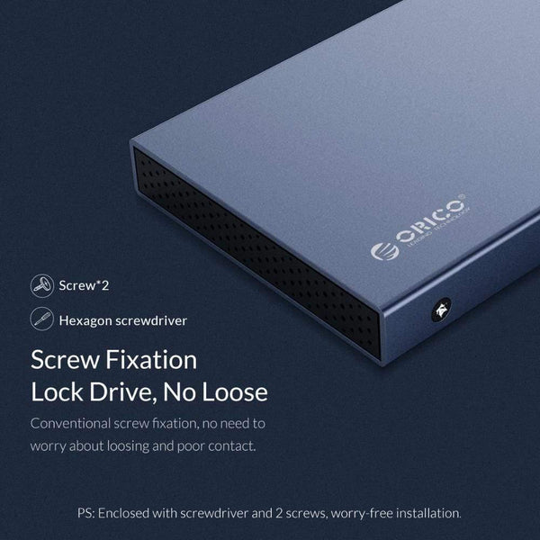 Planet Gates HDD Case 2.5 inch SATA to USB 3.1 Type C Gen 2 Case for Samsung Seagate SSD 4TB Hard Disk Drive Box External HDD Enclosure