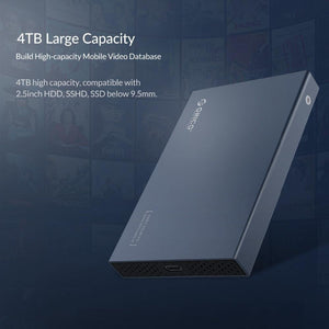 Planet Gates HDD Case 2.5 inch SATA to USB 3.1 Type C Gen 2 Case for Samsung Seagate SSD 4TB Hard Disk Drive Box External HDD Enclosure