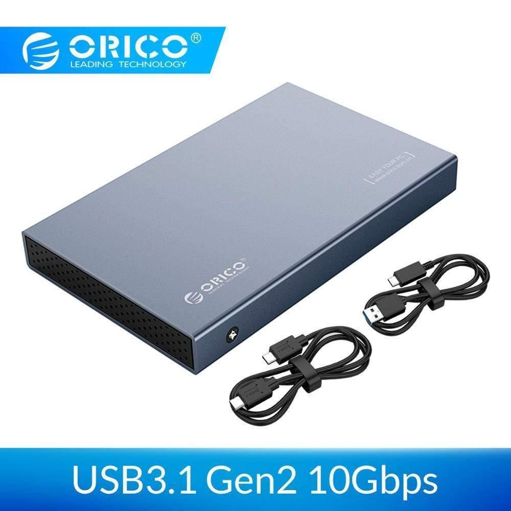 Planet Gates HDD Case 2.5 inch SATA to USB 3.1 Type C Gen 2 Case for Samsung Seagate SSD 4TB Hard Disk Drive Box External HDD Enclosure