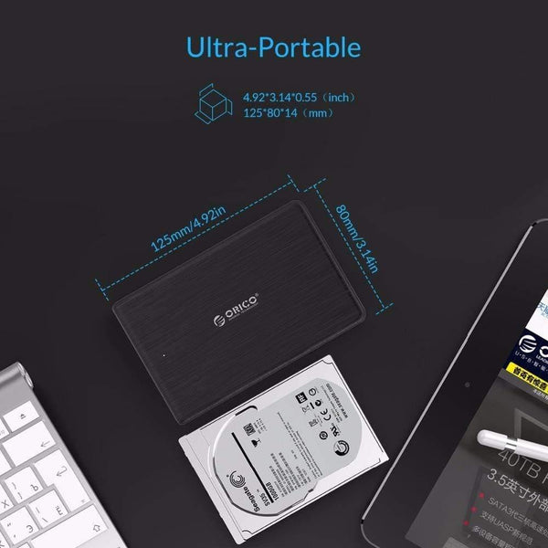 Planet Gates HDD Case 2.5 SATA to USB 3.0 Hard Drive Enclosure for SSD Disk HDD Box Type C 3.1 Case Support UASP HD External Hard Disk